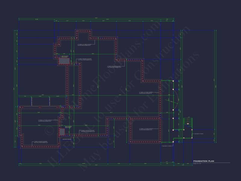 Modern Craftsman house Plan with Spacious Layout and CAD Blueprint