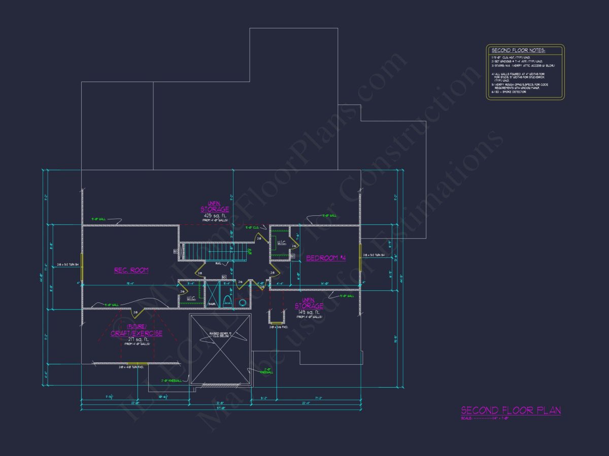 Modern Craftsman house Plan – Floor Plans with CAD Designs