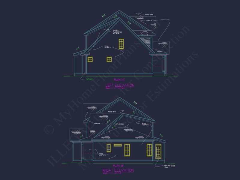 Modern Duplex house Plan with Architecture and CAD Designs