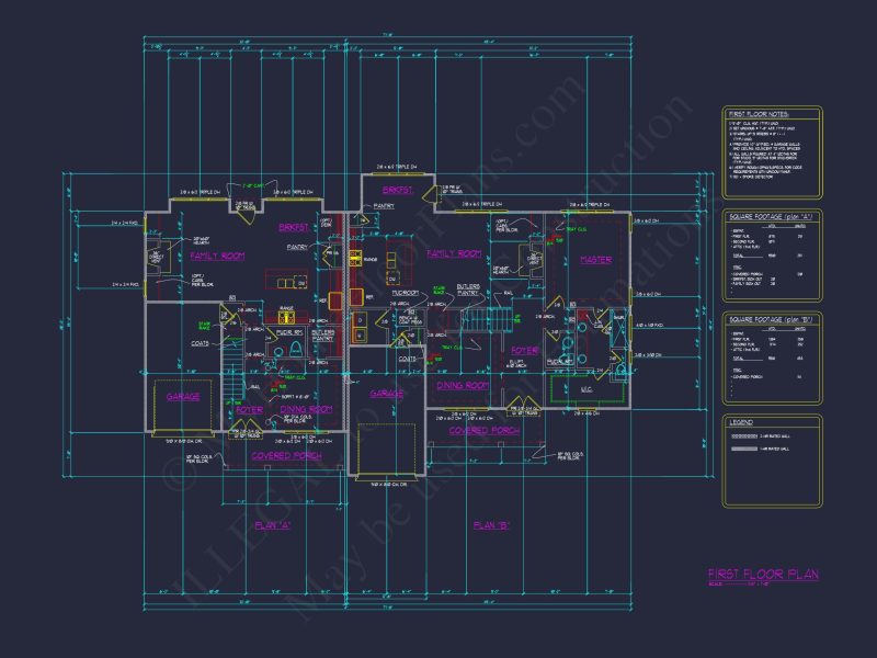 Modern Duplex house Plan with Architecture and CAD Designs