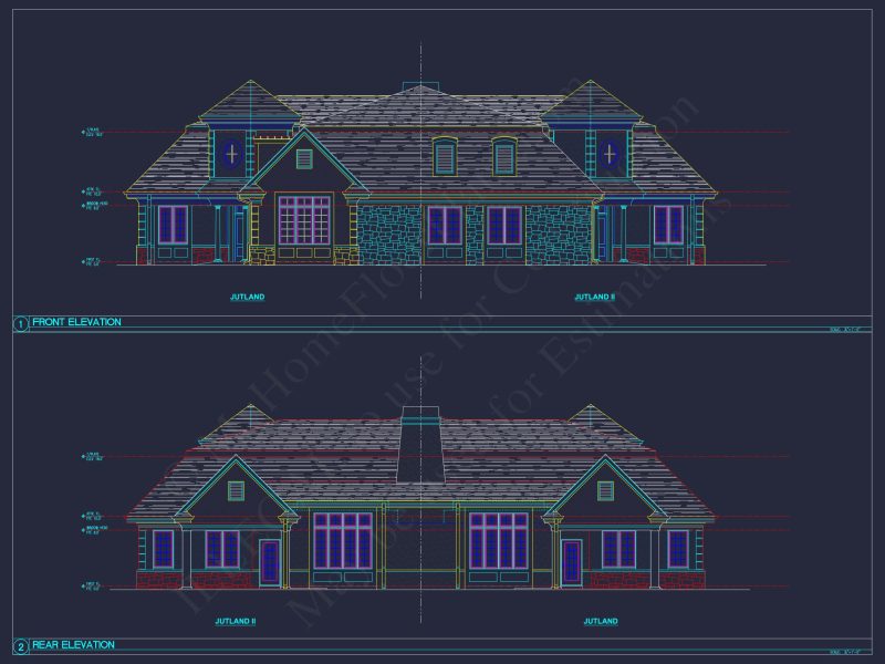 Modern Duplex house Plan with Open Floor Plan Designs