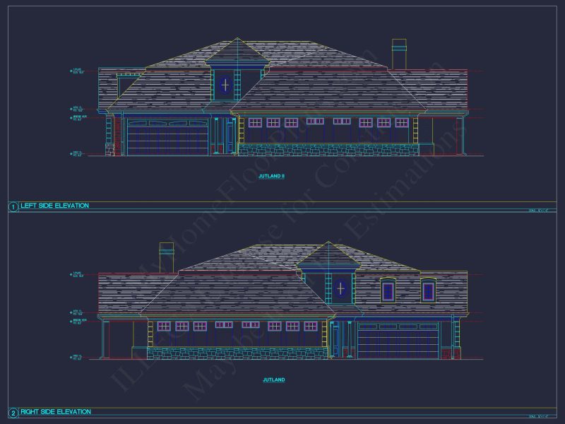 Modern Duplex house Plan with Open Floor Plan Designs