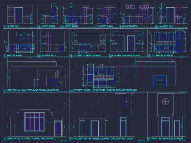 Modern Duplex house Plan with Open Floor Plan Designs