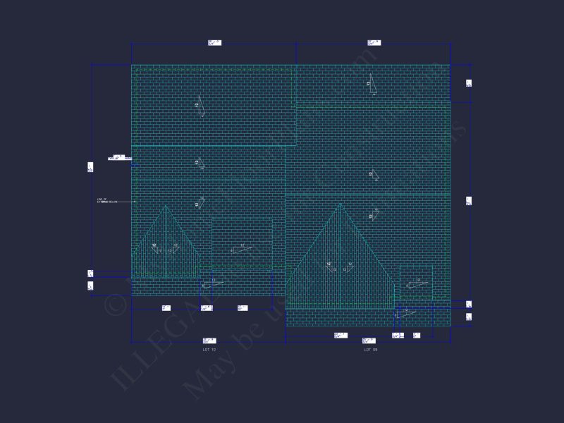 Modern Duplex house Plan with Spacious Floor Designs & CAD Blueprints