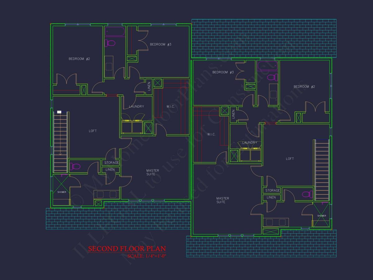 Modern Duplex house Plan with Spacious Floor Designs & CAD Blueprints