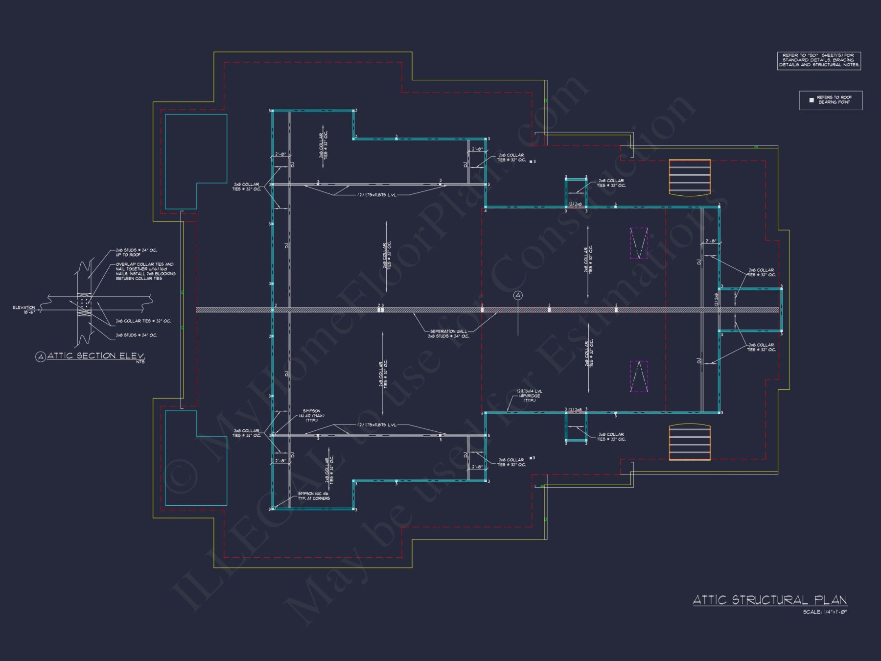 Modern Duplex house Plan – Spacious CAD Floor Designs