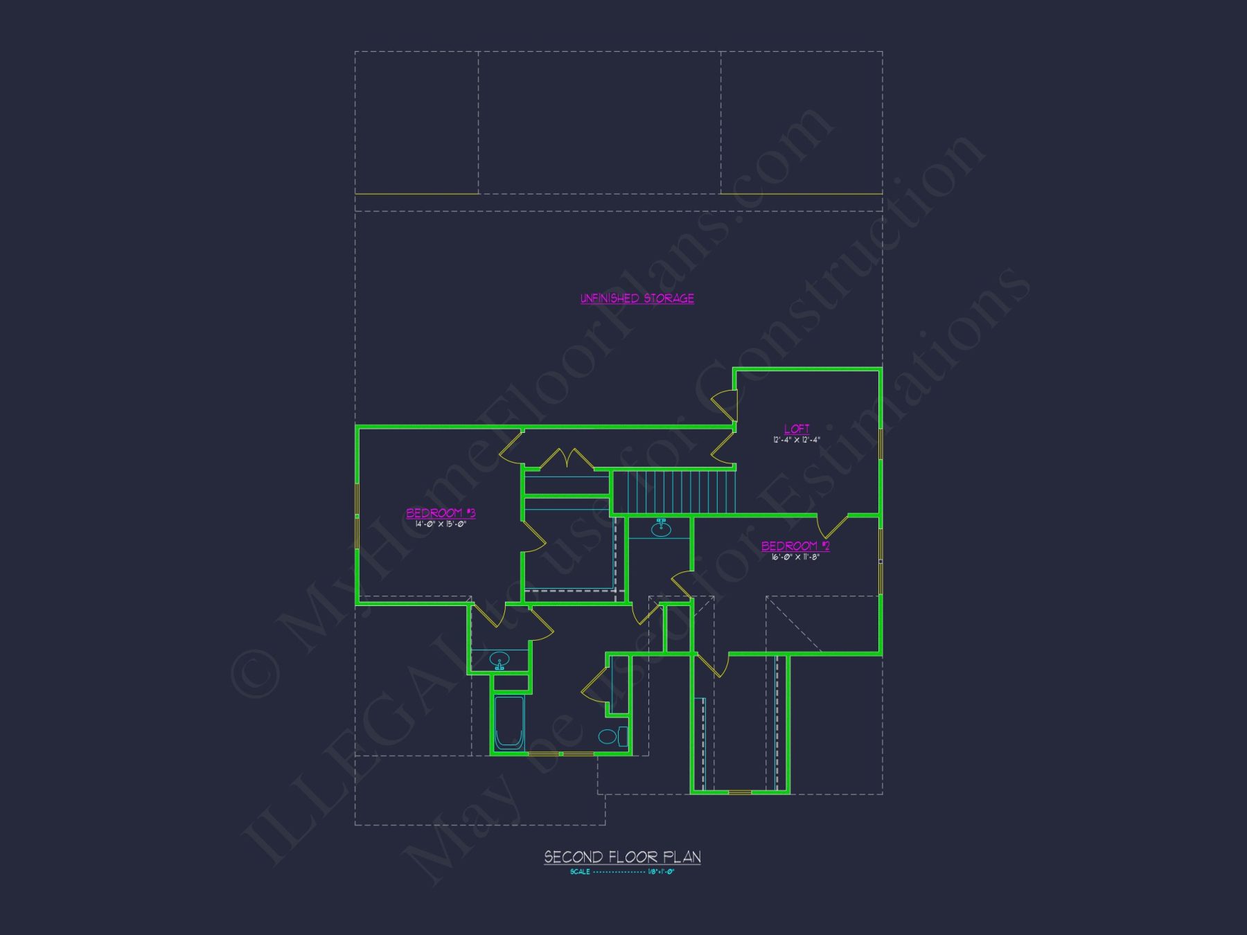 Modern Farmhouse house Plan with 2 Stories and Spacious Design