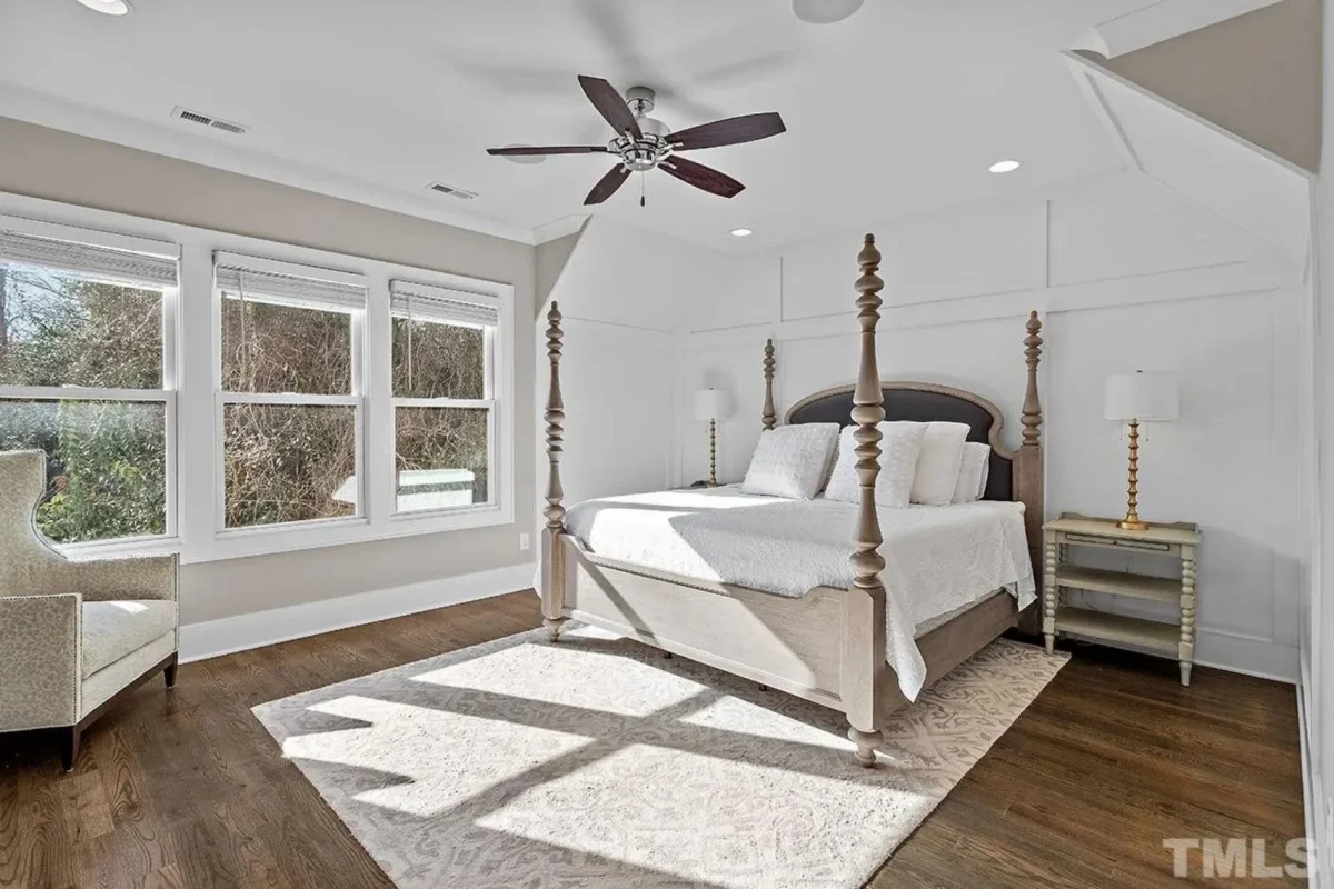 Modern Farmhouse house Plan with Bonus Room & Media Space