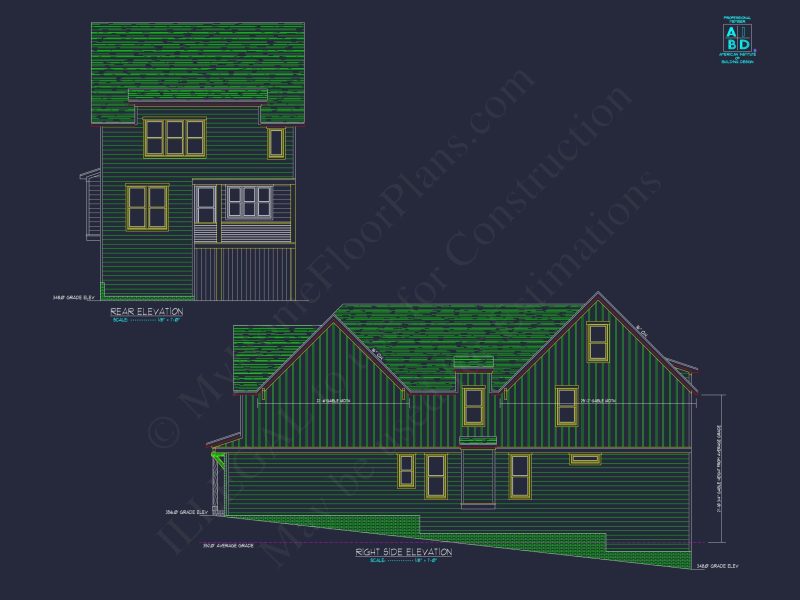 Modern Farmhouse house Plan with Bonus Room & Media Space
