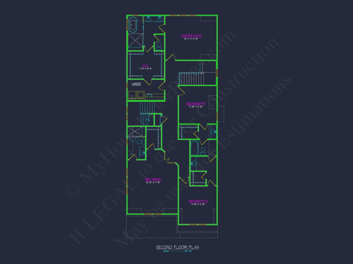 Modern Farmhouse house Plan with Bonus Room & Media Space