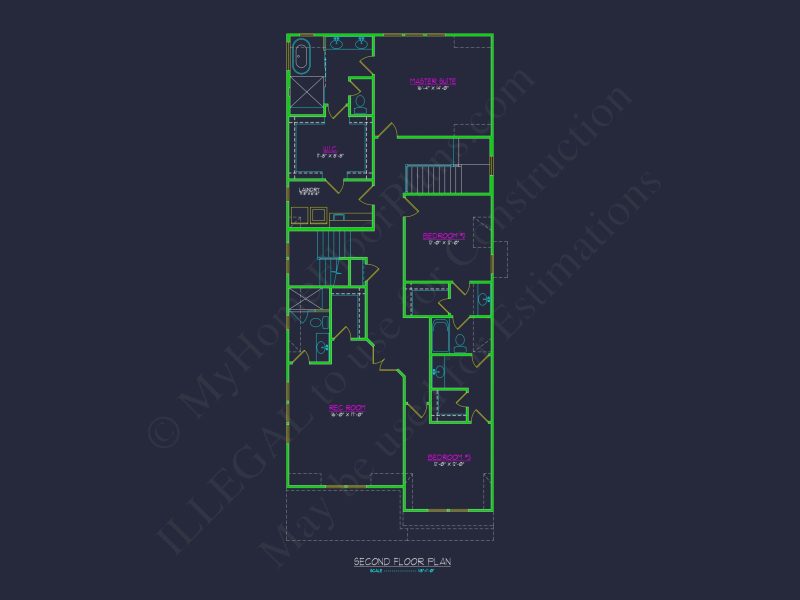 Modern Farmhouse house Plan with Bonus Room & Media Space