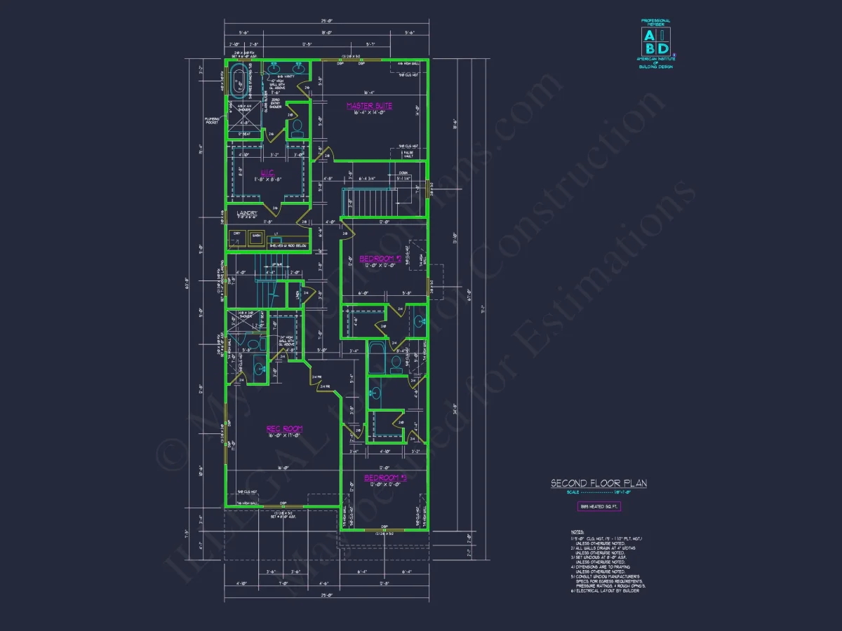 Modern Farmhouse house Plan with Bonus Room & Media Space