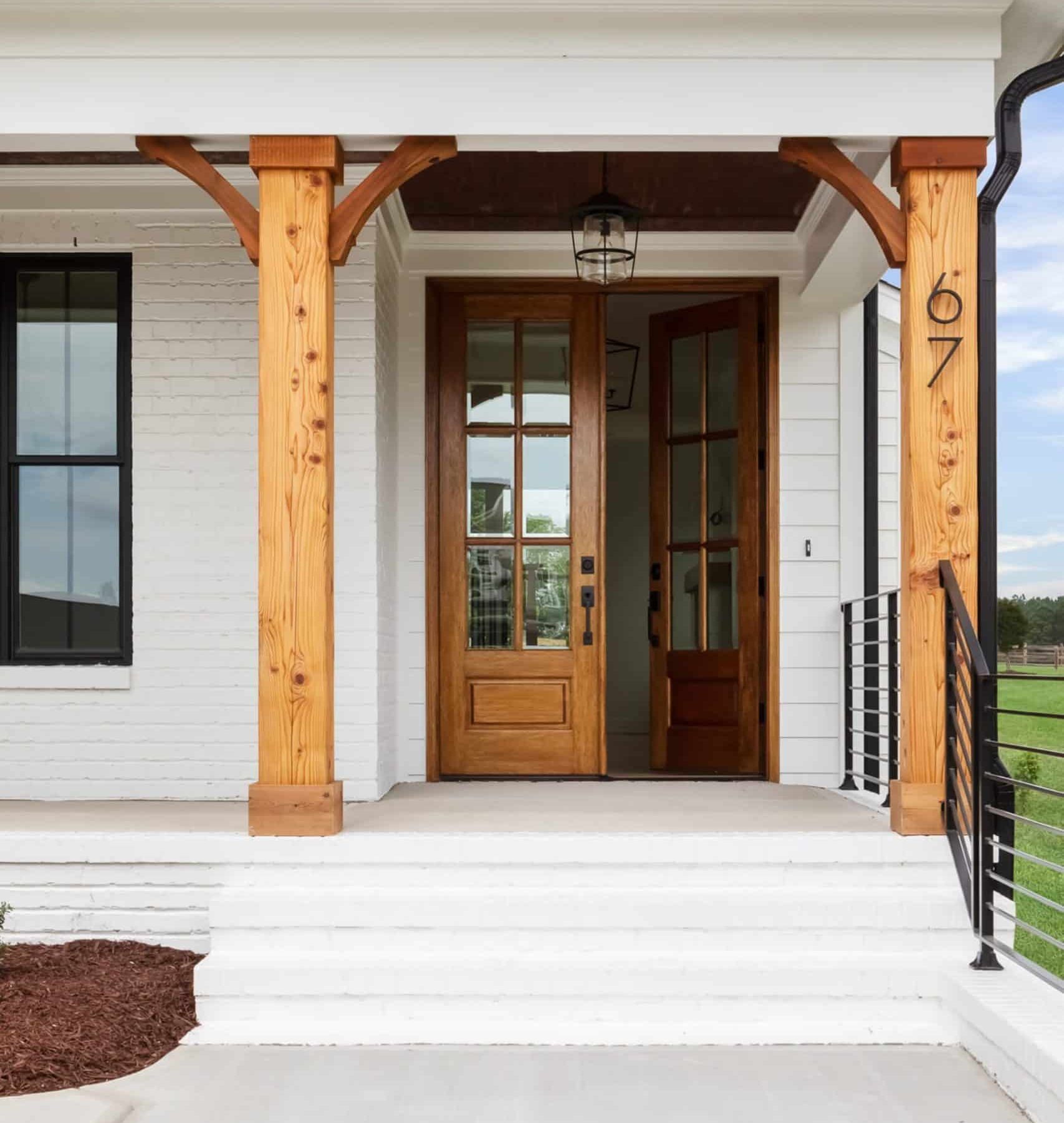 Modern Farmhouse house Plan with Detailed Blueprint Designs