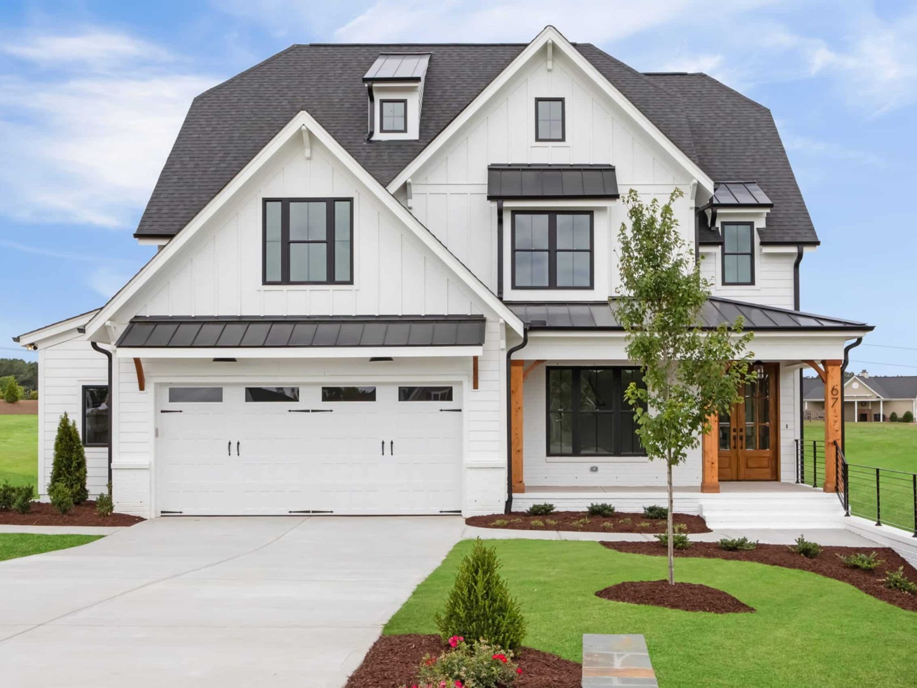 Modern Farmhouse house Plan with Detailed Blueprint Designs