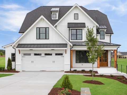 Modern Farmhouse house Plan with Detailed Blueprint Designs