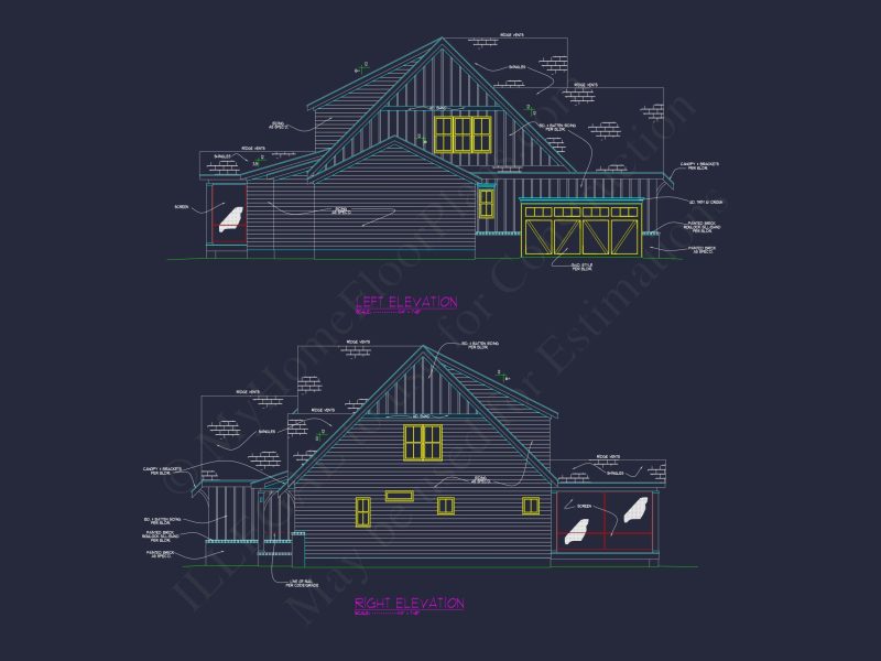Modern Farmhouse house Plan with Open Floor Blueprint Designs