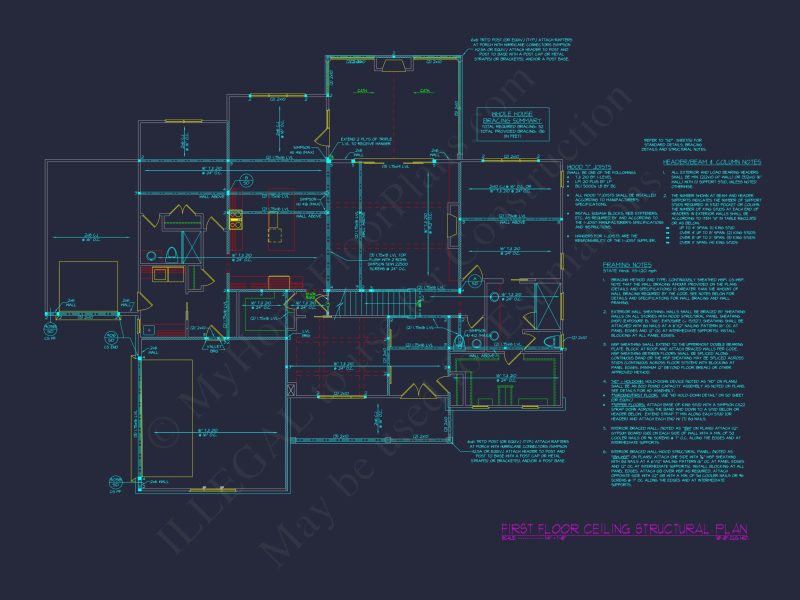 Modern Farmhouse house Plan with Open Floor Blueprint Designs