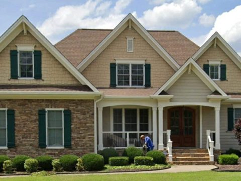 Modern Floor Plan with CAD Design Featuring 2-Story 4-Bedroom house