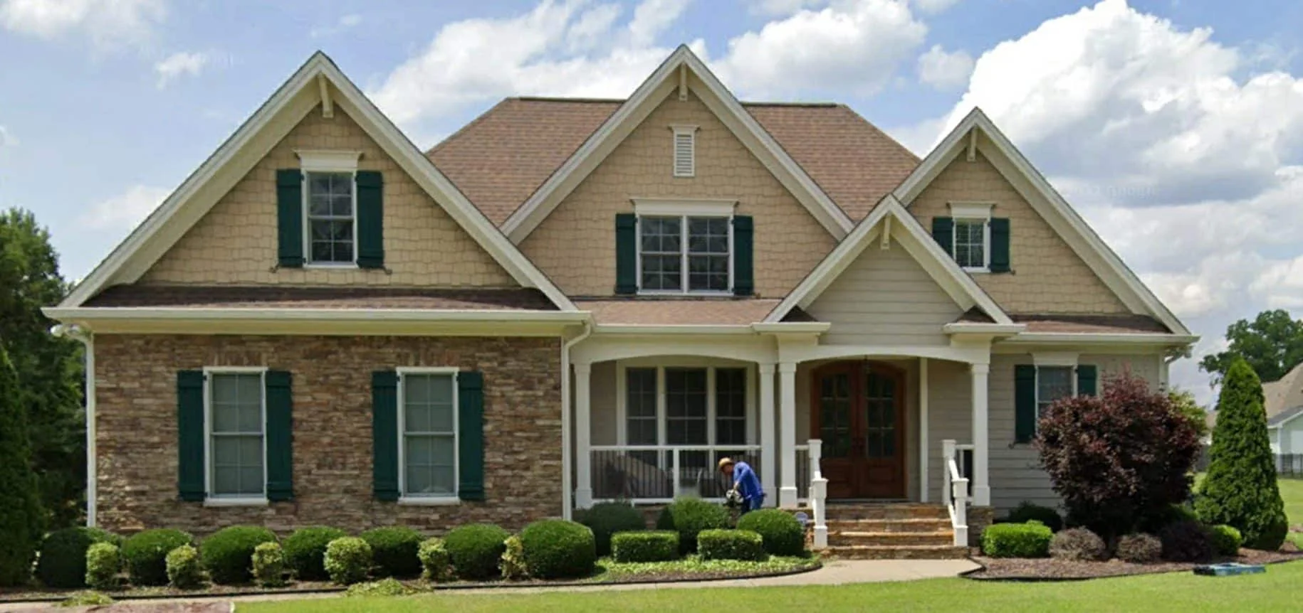 Modern Floor Plan with CAD Design Featuring 2-Story 4-Bedroom house