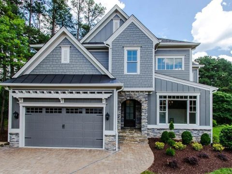 Modern Floor Plan with CAD Designs for 2-Story house Blueprints