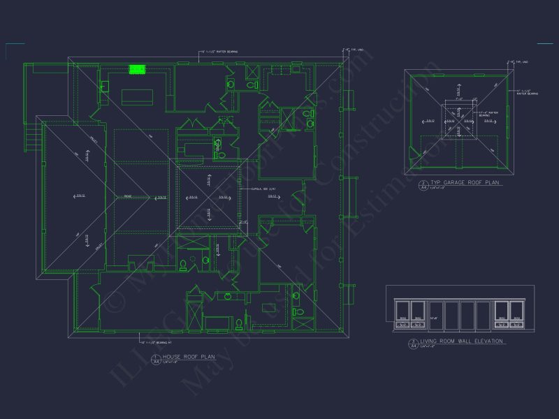 Modern Garage Blueprint with Workshop Space and Coastal Design