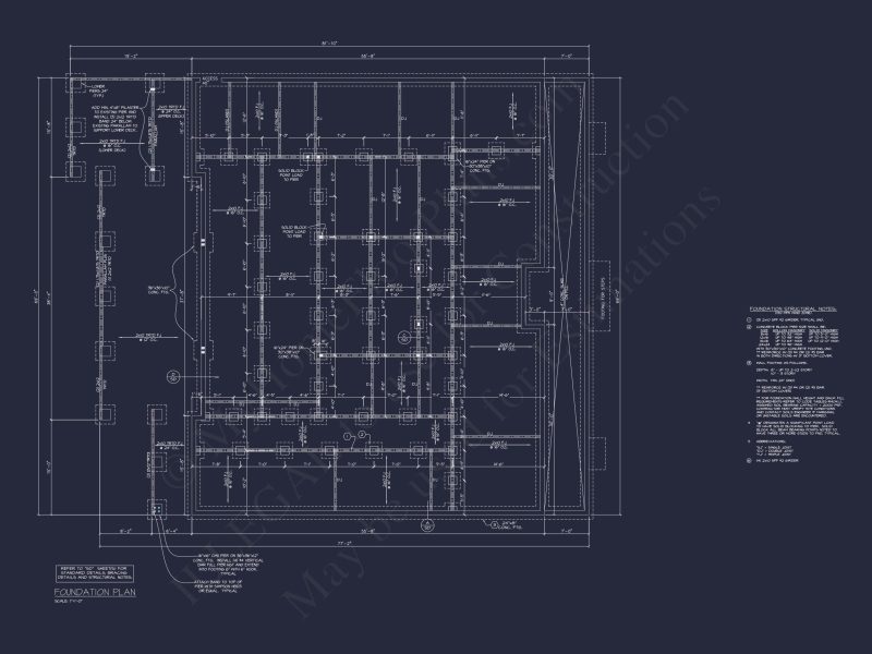 Modern Garage Blueprint with Workshop Space and Coastal Design