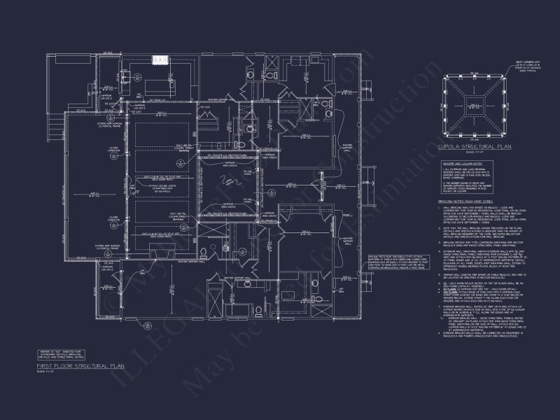 Modern Garage Blueprint with Workshop Space and Coastal Design