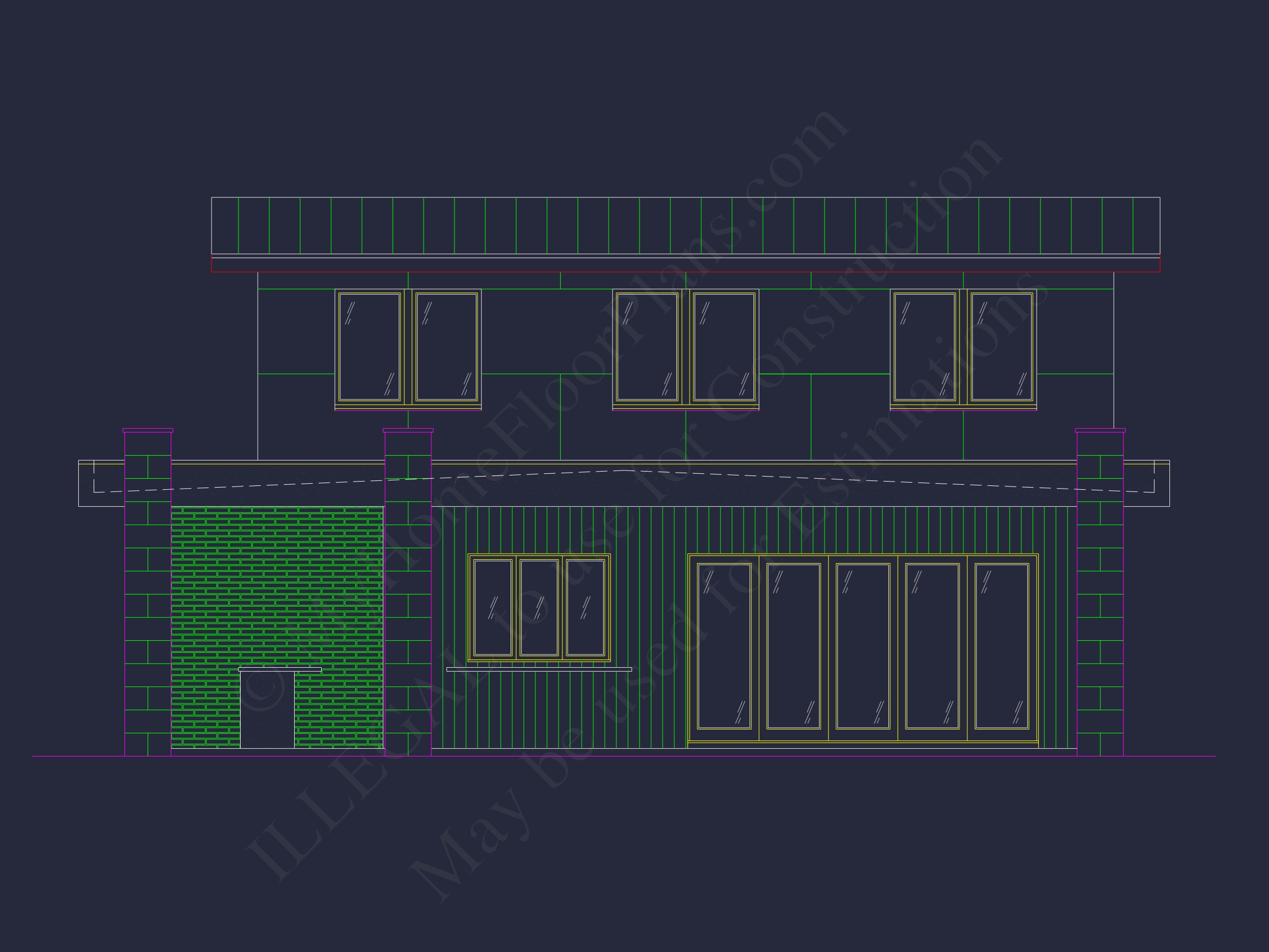 Modern Guesthouse Home Blueprint with Pool and Open Floor Plan