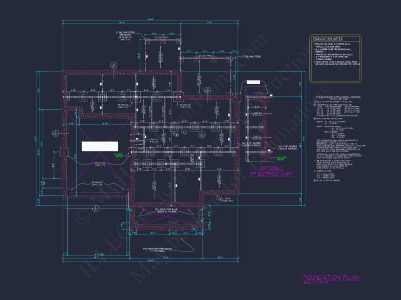 Modern house Blueprint: Spacious Floor Plan & Architectural Designs