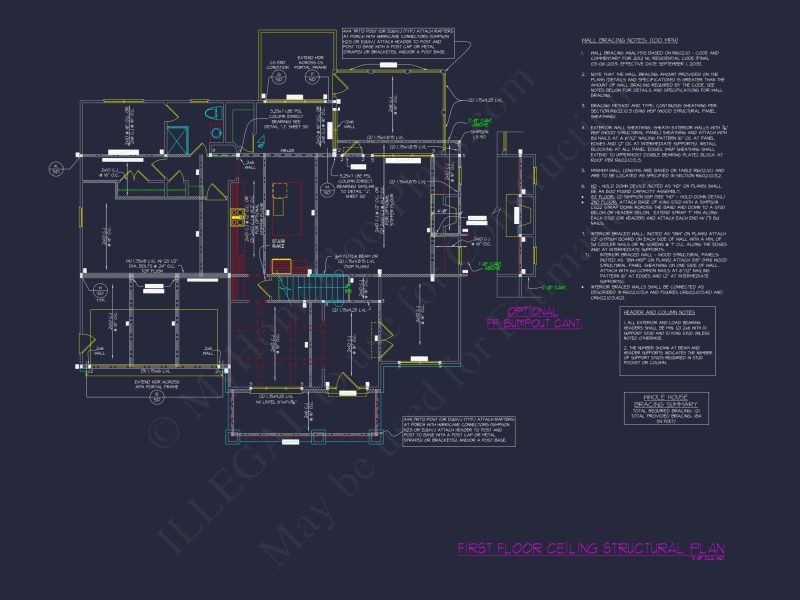 Modern house Blueprint: Spacious Floor Plan & Architectural Designs