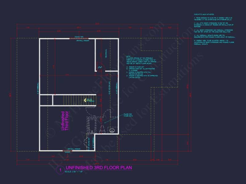 Modern house Blueprint with 2 Floors, CAD-Ready Floor Plans