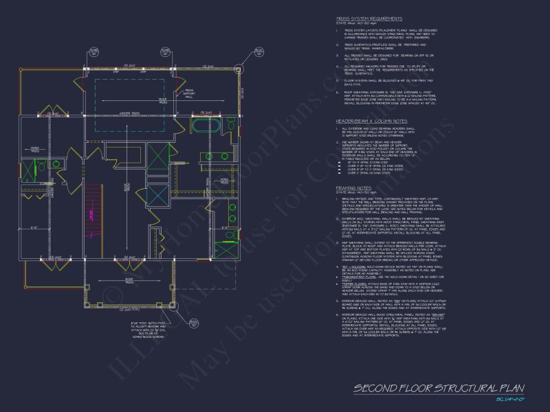 Modern house Blueprint with Stunning Coastal Floor Plan