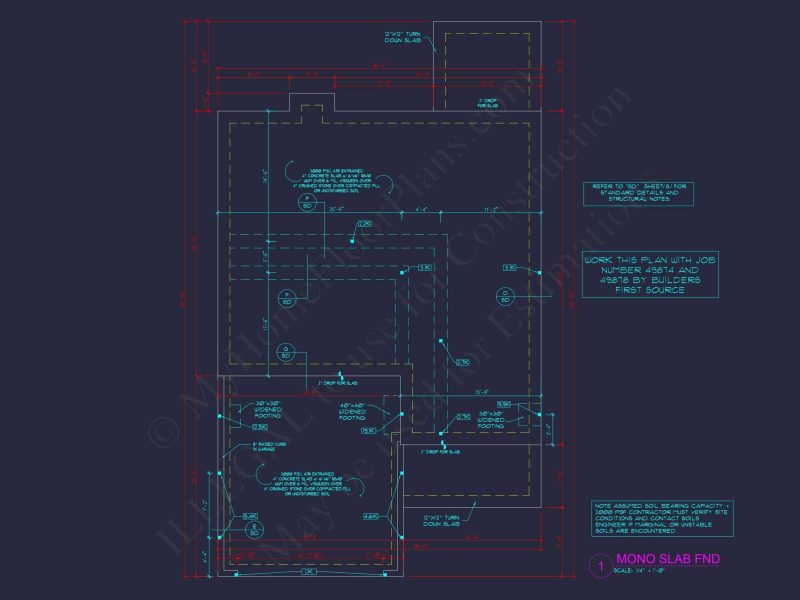 Modern house Design Blueprint: Spacious 2-Story Floor Plan