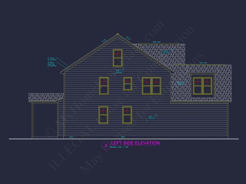 Modern house Design Blueprint: Spacious 2-Story Floor Plan
