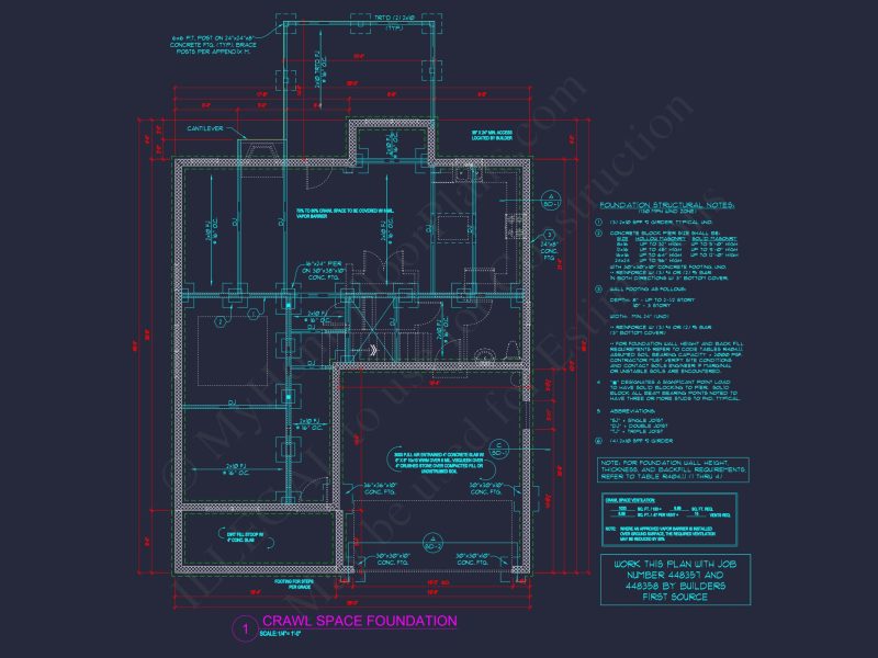 Modern house Design with 4 Bed CAD Blueprint Plans