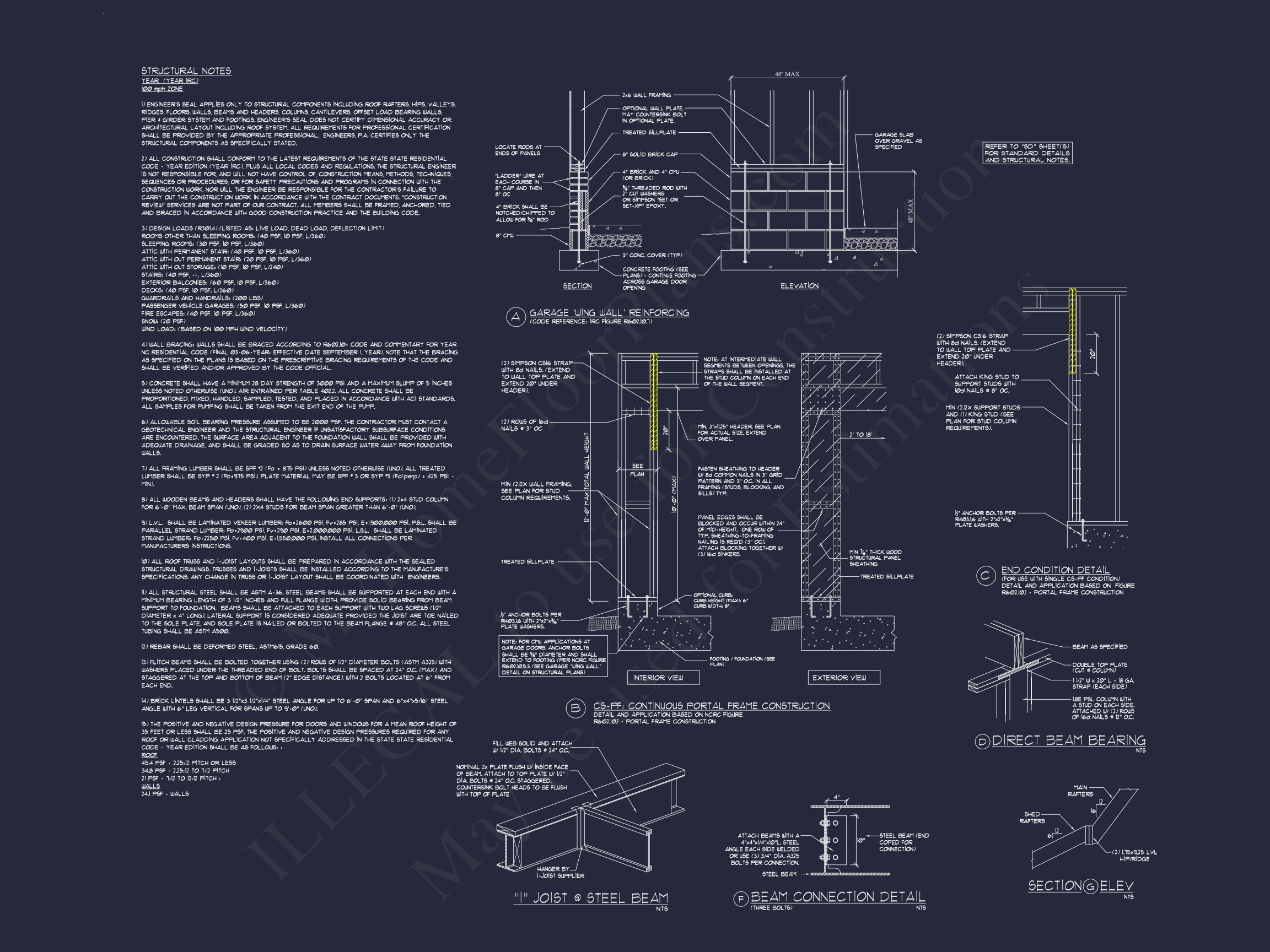 Modern Home Design with Detailed Floor Plan and CAD Blueprints