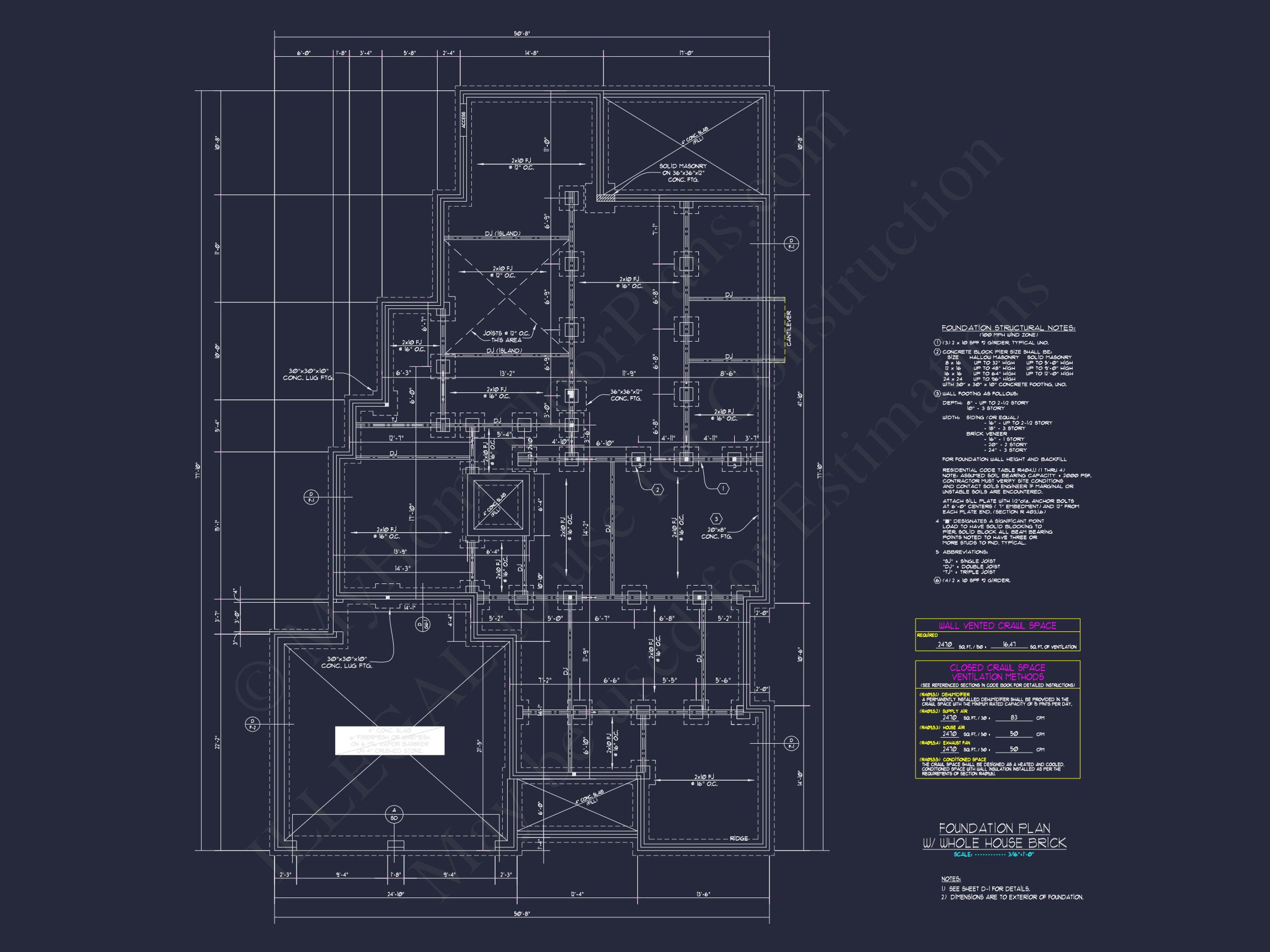 Modern Home Design with Detailed Floor Plan and CAD Blueprints