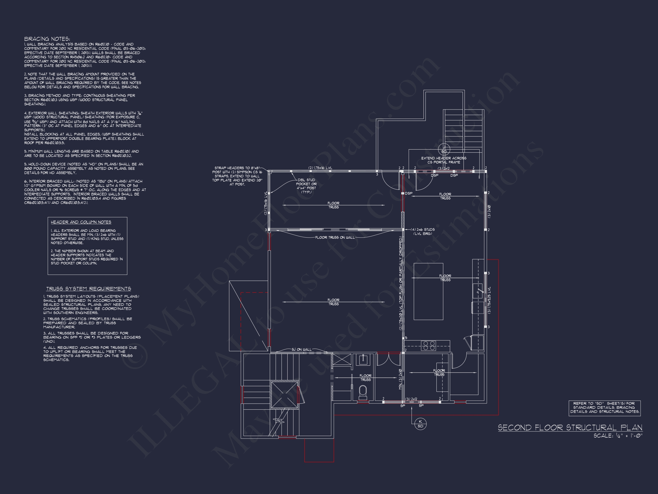 Modern Home Designs: 3-Story Floor Plan with CAD Blueprint