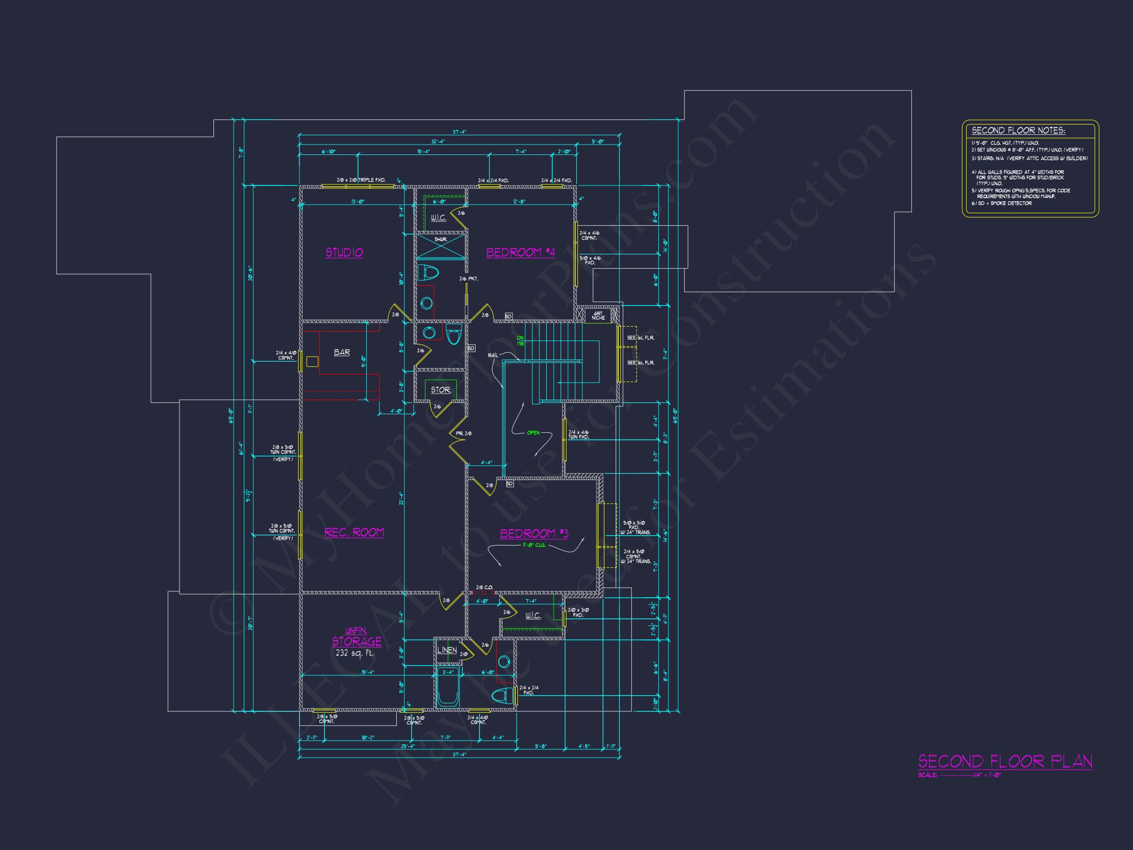 Modern house Floor Plan Blueprint: CAD Architecture Designs