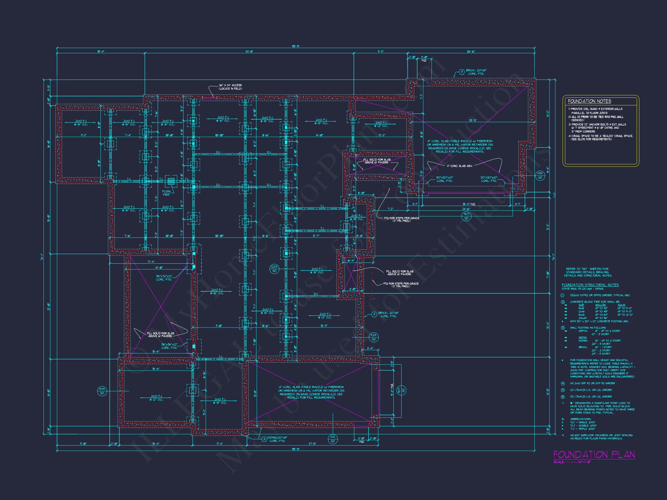 Modern house Floor Plan Blueprint: CAD Architecture Designs
