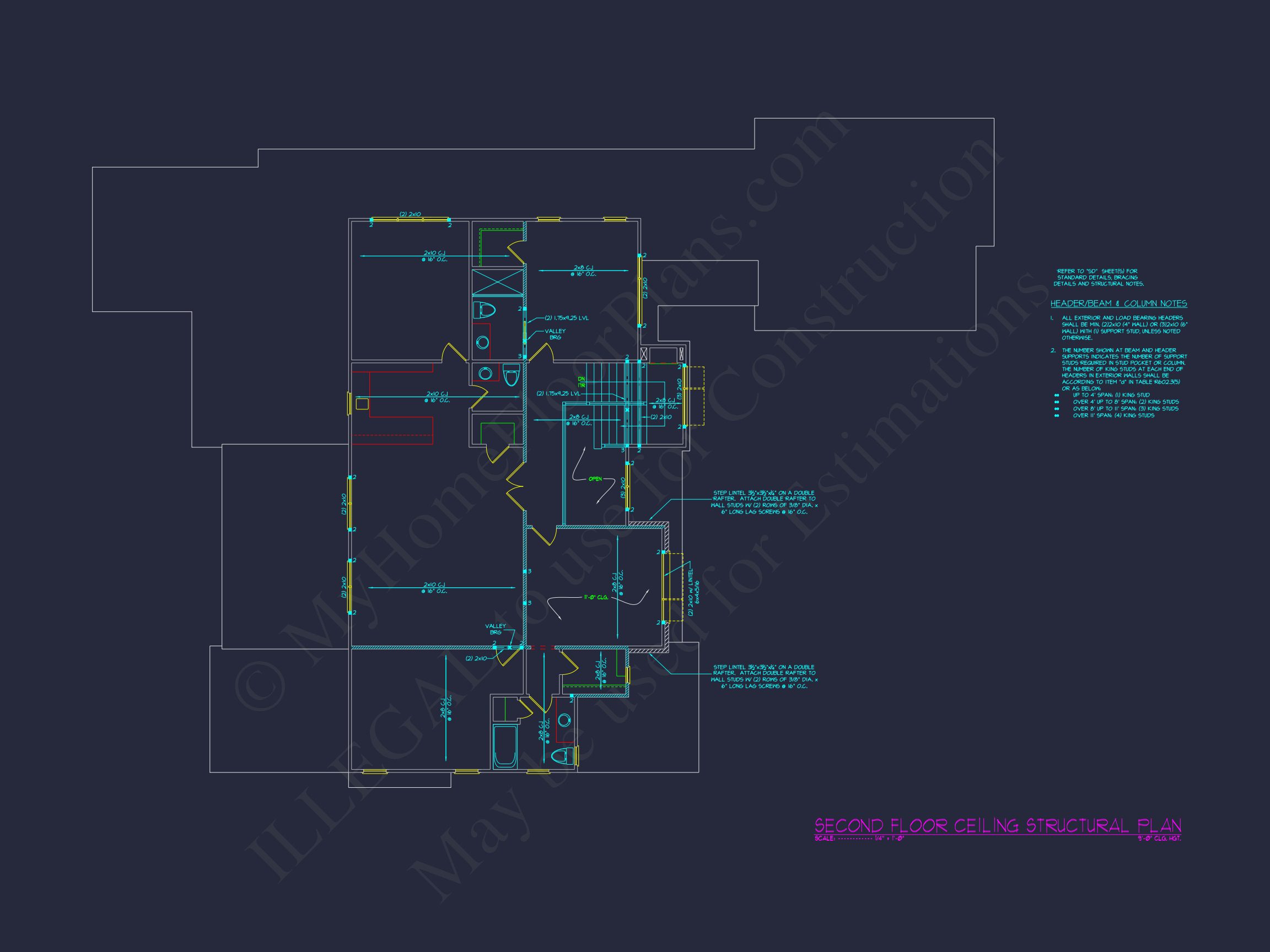 Modern house Floor Plan Blueprint: CAD Architecture Designs