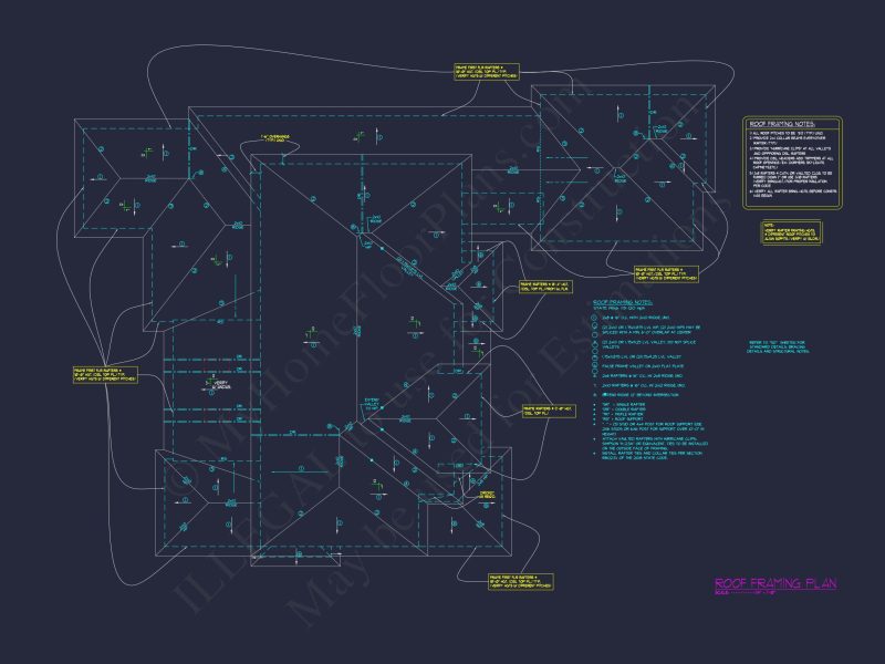 Modern house Floor Plan Blueprint: CAD Architecture Designs
