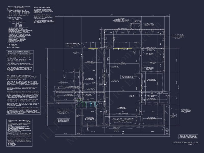 Modern house Floor Plan: Custom Blueprint with 1.5 Stories