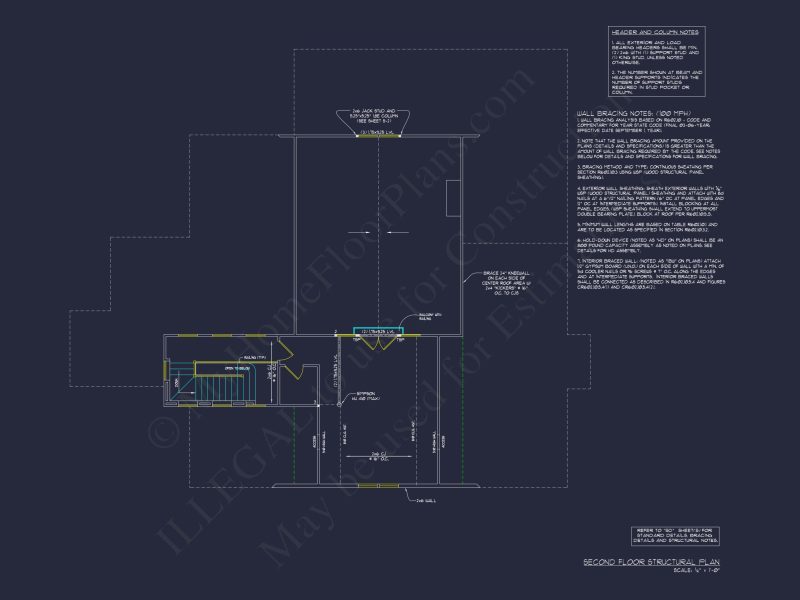 Modern house Floor Plan: Custom Blueprint with 1.5 Stories