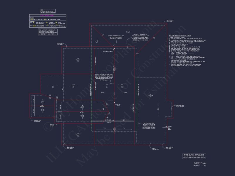 Modern house Floor Plan: Custom Blueprint with 1.5 Stories