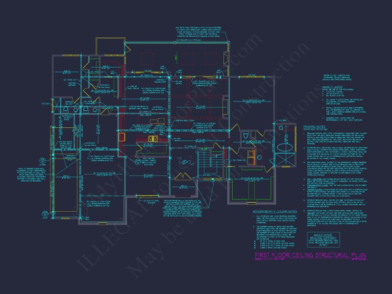 Modern house Floor Plan with 2 Floors, 5 Beds, and Open Layout