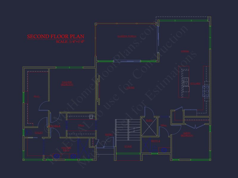 Modern house Floor Plan with 3 Stories and Contemporary Designs