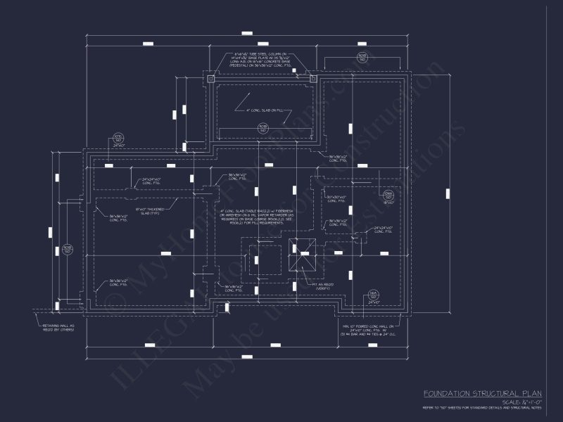 Modern house Floor Plan with 3 Stories and Contemporary Designs