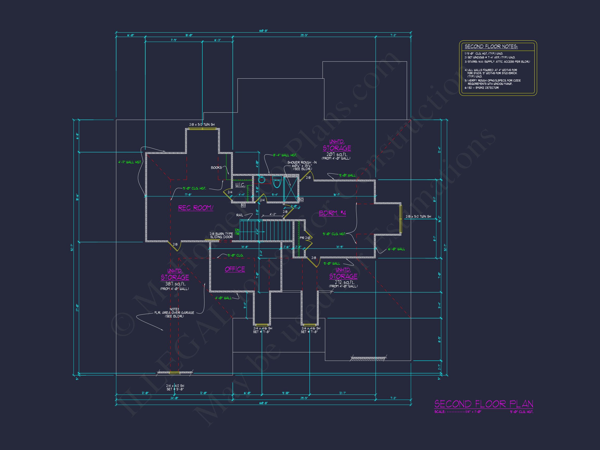 Modern house Floor Plan with 4 Bedrooms,CAD Designs & Features