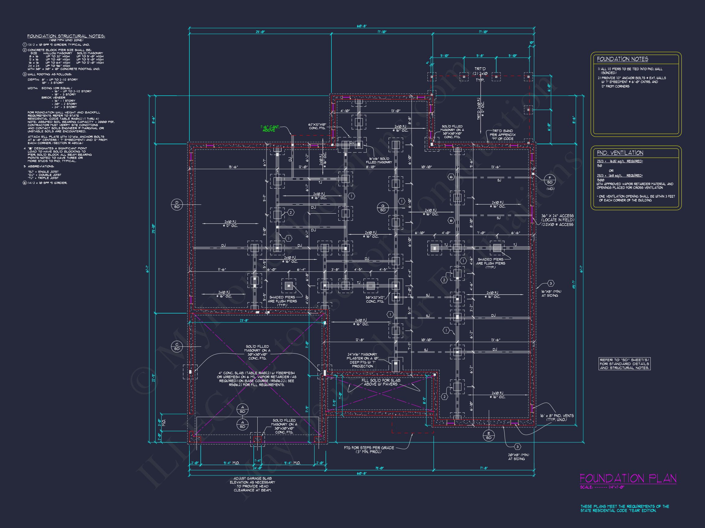 Modern house Floor Plan with 4 Bedrooms,CAD Designs & Features